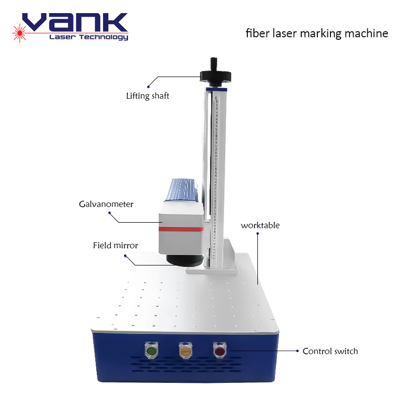 Vanklaser-Desktop 50w Fiber Laser Marking Machine 