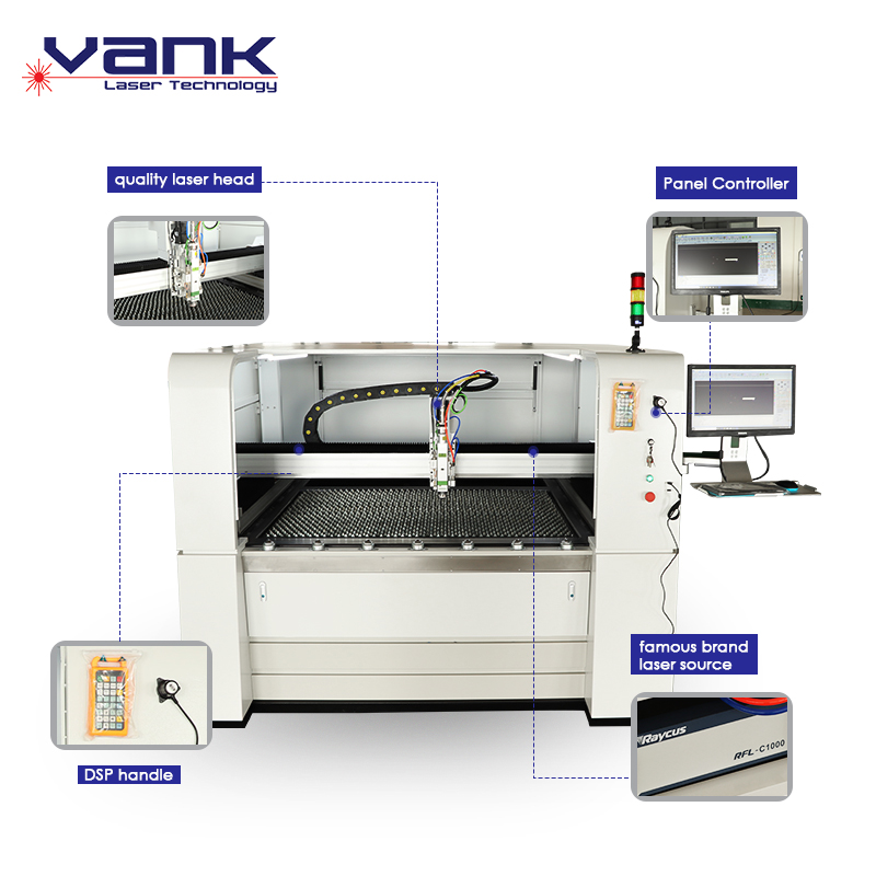 Vankcut-1390 Fiber Laser Cutting Machine